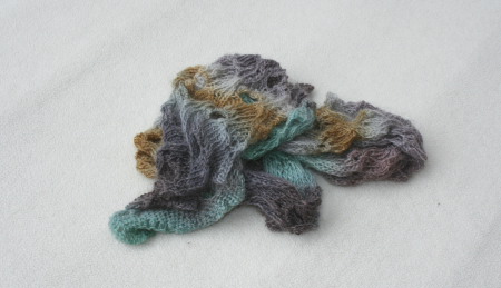 wet blocking lace - wet knitting can look like a big hot mess