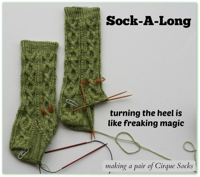 Sock-A-Long: Turning a Heel is Like 