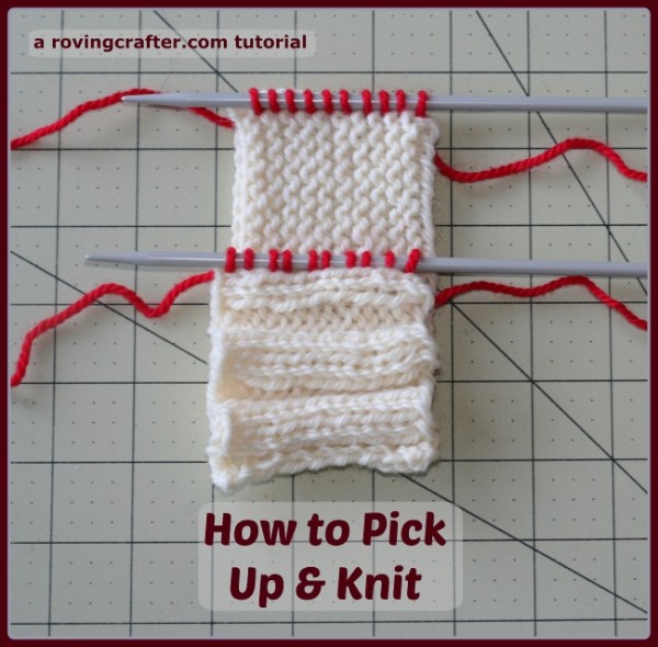 How to Pick Up and Knit a free tutorial