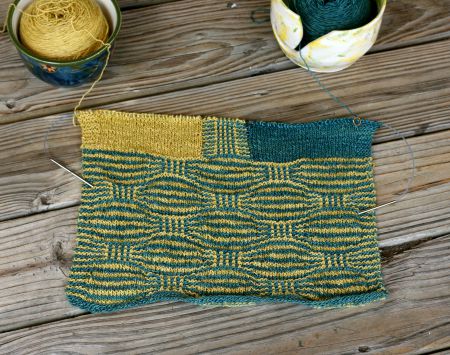 Trickery knit-a-long center section