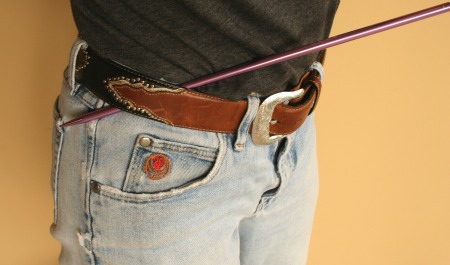 improvised knit sheath