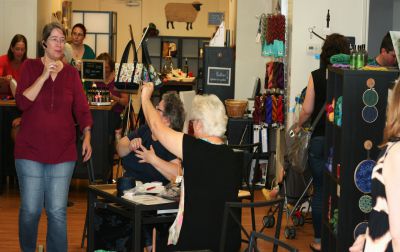 the Sated Sheep LYS - grand opening day