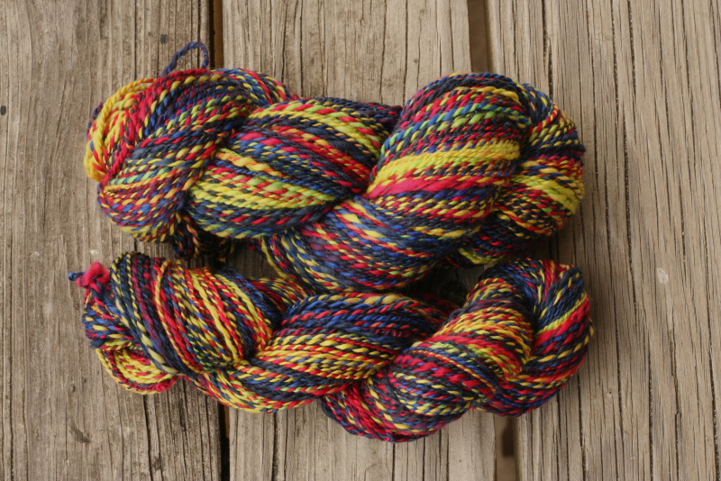 fractal handspun yarn