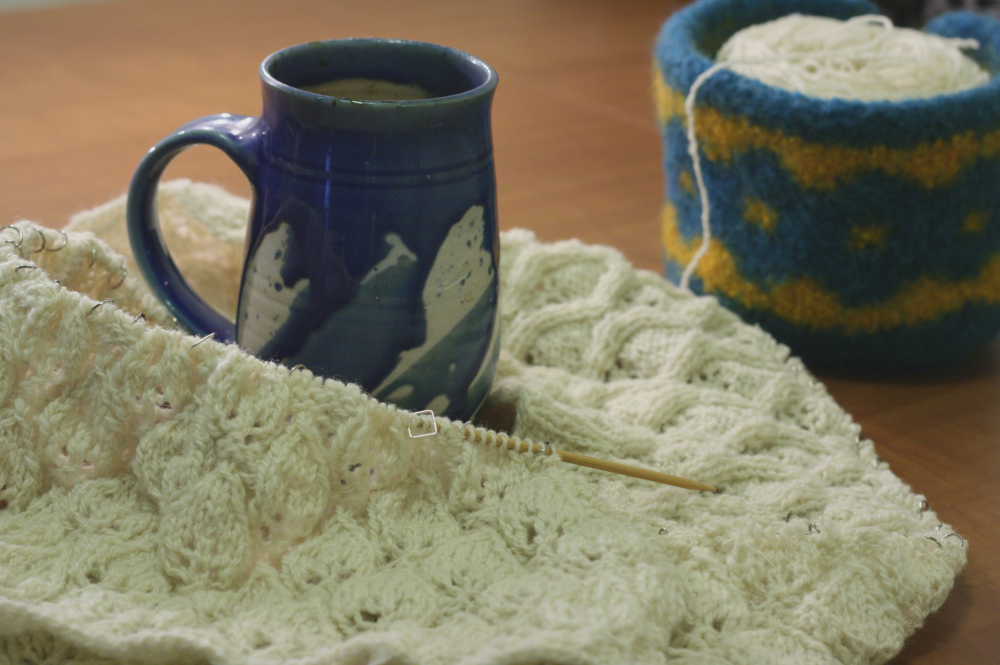 Knitting with Dorset Down