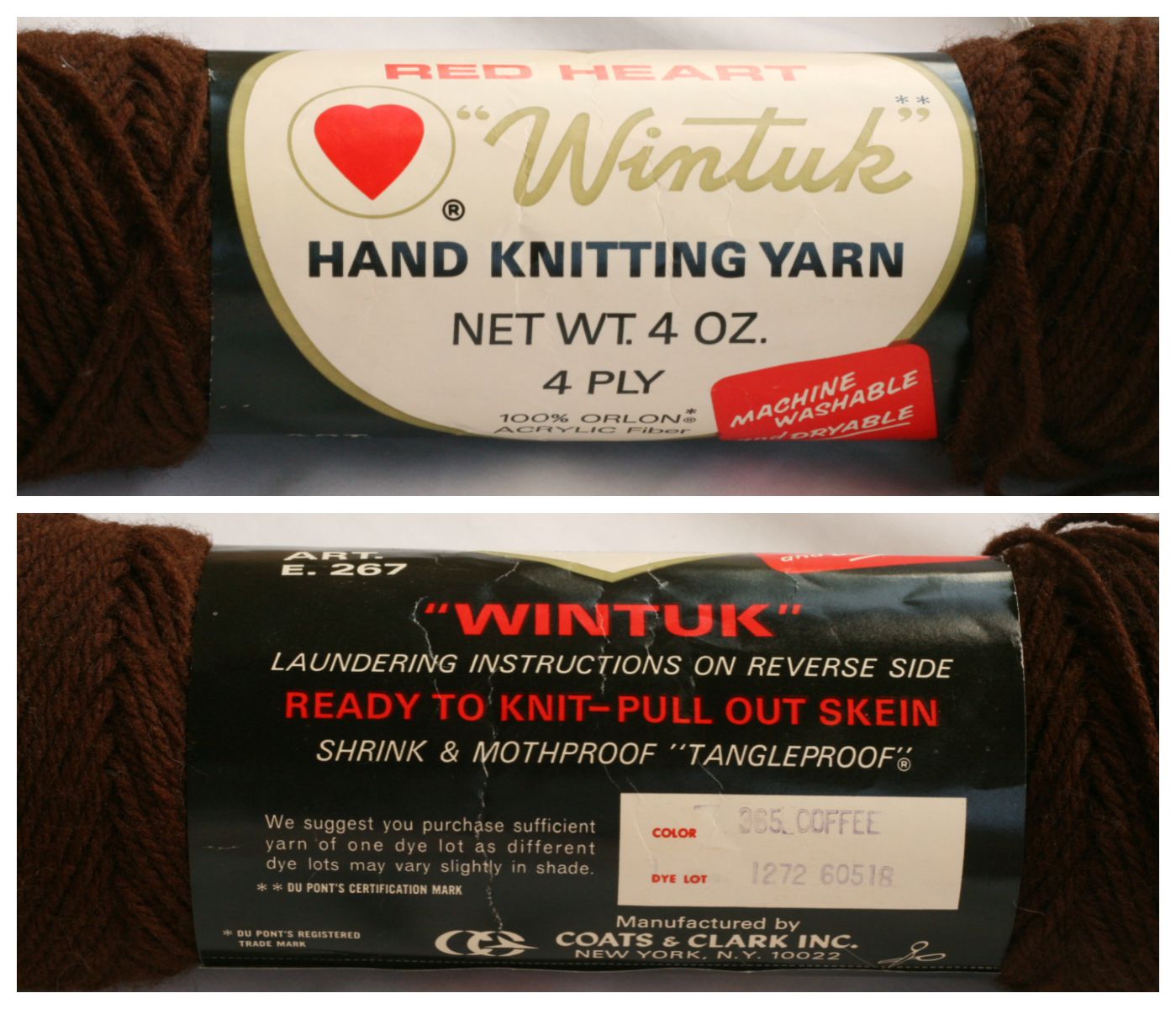 red heart wintuk yarn. its 