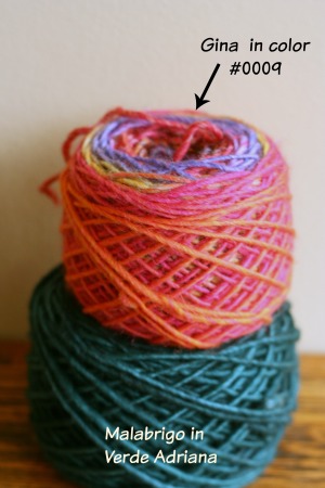 Meshed hat knit-a-long - my colors