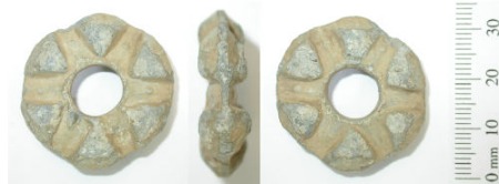 Roman age lead spindle whorl