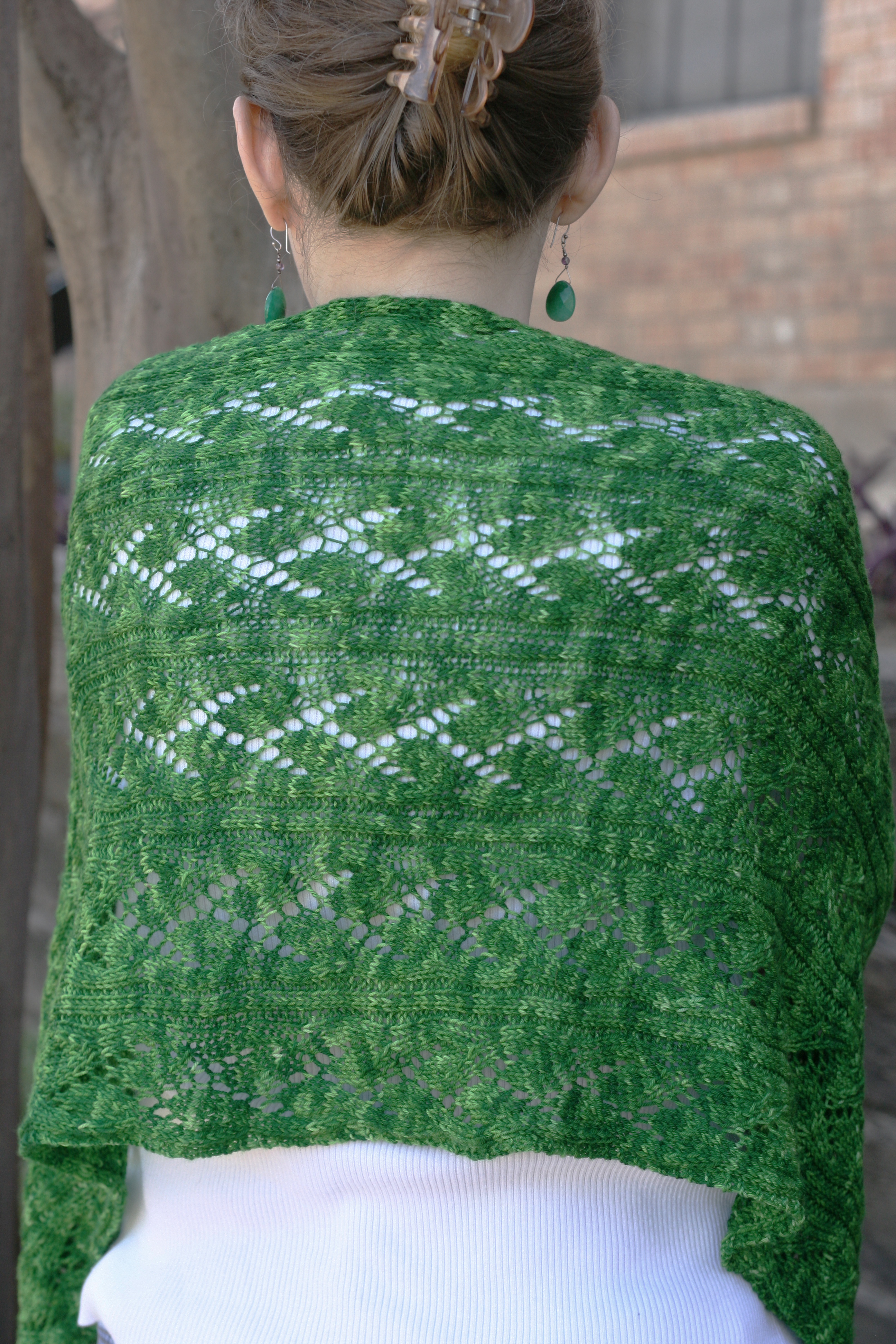 Old Vine - a knit stole from knitsbyjenn