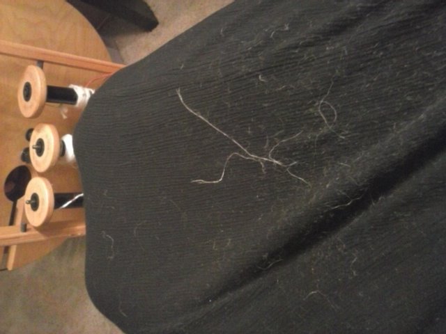 Flax-fuzz, the mess from spinning flax fiber