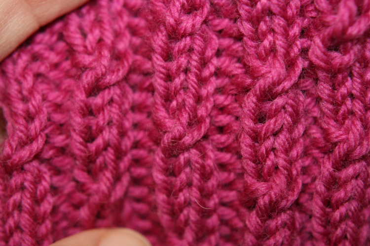 Right twist stitch