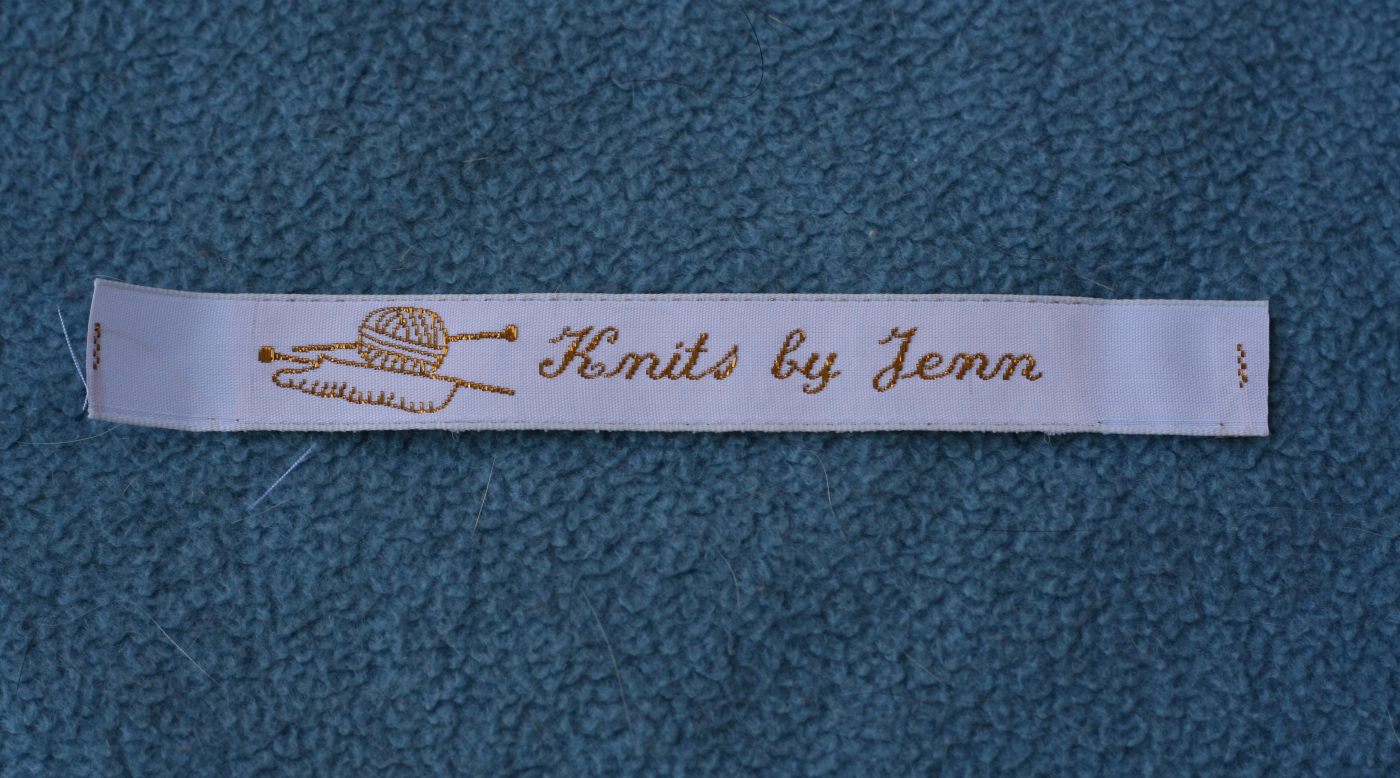 custom made label from It's Mine