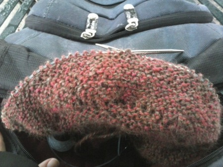 Knitting on a Pie Are Square shawl