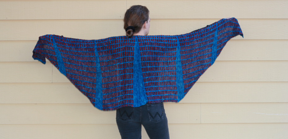 Being Parallel - a knit shawl pattern