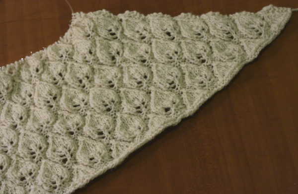 Knitting with Dorset Down handpsun