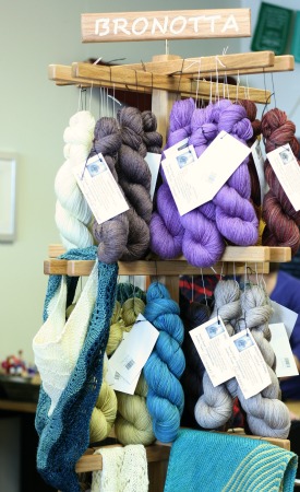 Bronotta Yarns on Display at The Sated Sheep