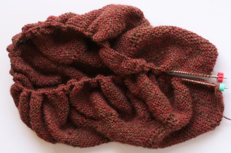 in-progress Pie Are Square Shawl