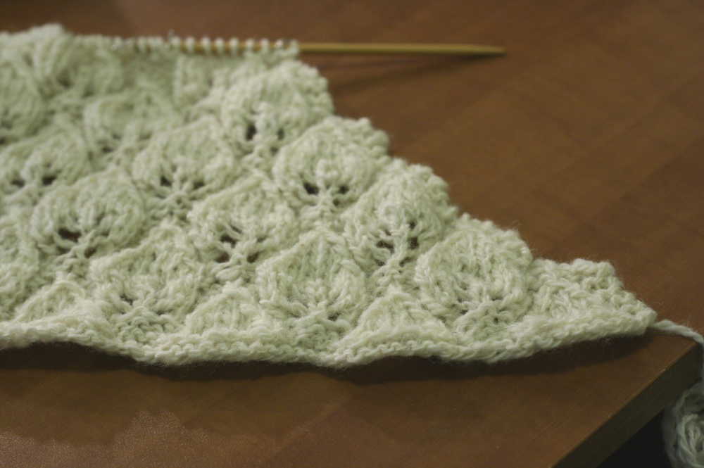 Knitting with Dorset Down handspun