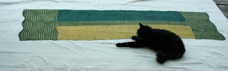 Trickery Stole: a knit pattern