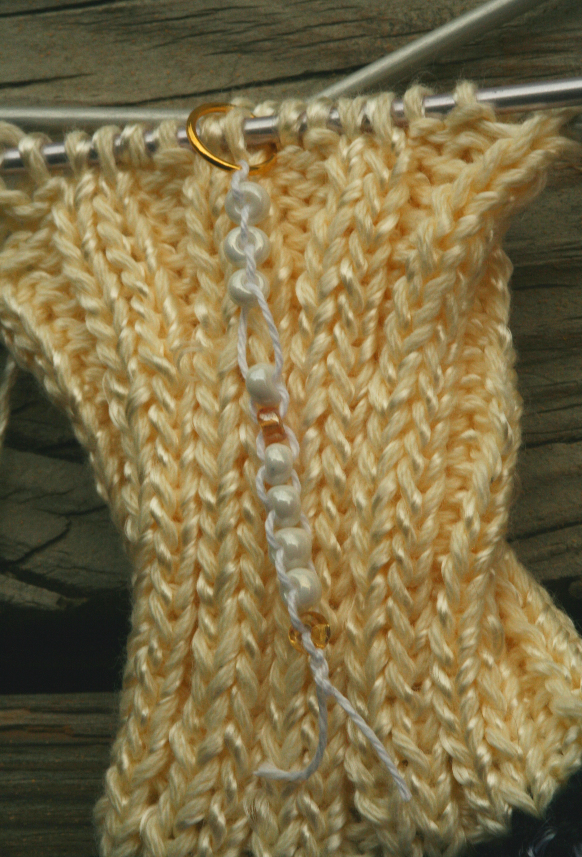 beaded row counter for knitting