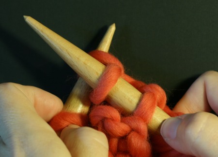 with big knit needles don't work on the neck