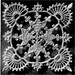 Lace Valentine - a vintage crochet pattern