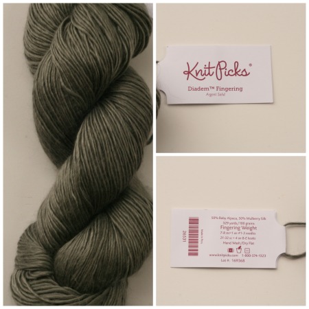 Diadem Solid Fingering in Colorway Argent Solid