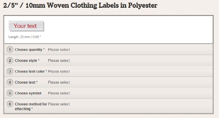 online label design app from Name Tape and Label