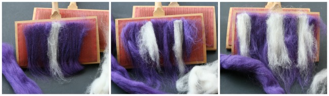 blending wool fibers