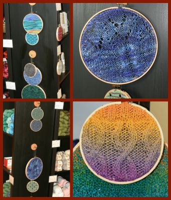 Samples on display at The Sated Sheep