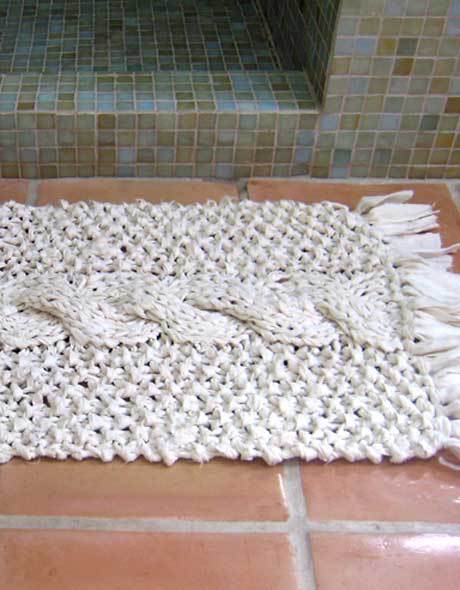 knit rag rug by cocoknits - free pattern