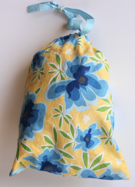 project bag for knitters