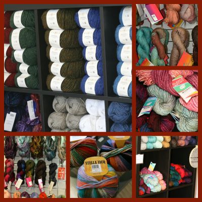 yarns at The Sated Sheep LYS