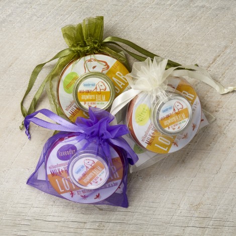 Lotion bars from Milk + Honey
