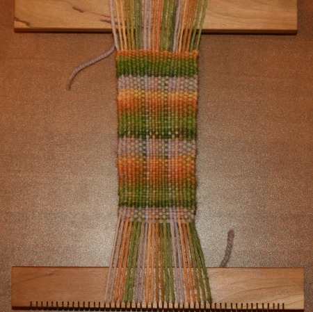 weaving a bookmark