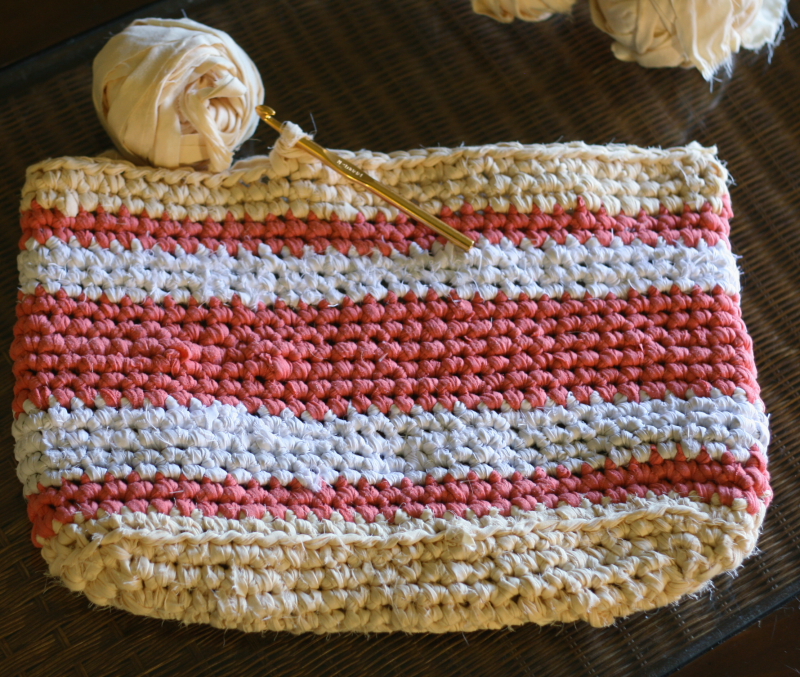 rag crochet - making a tote bag