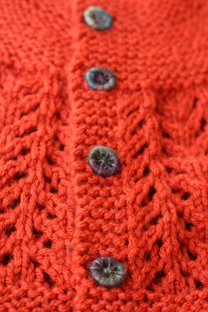 Dorset buttons on February Baby