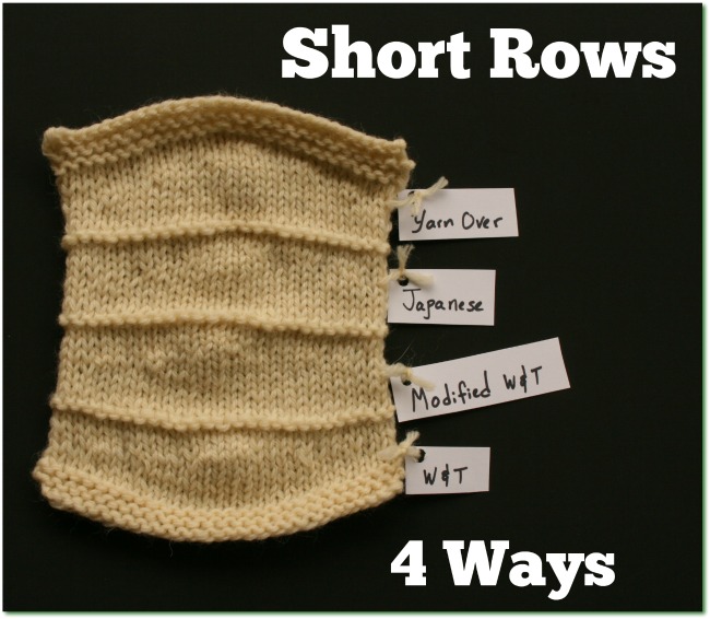Four Ways to Knit Short Rows