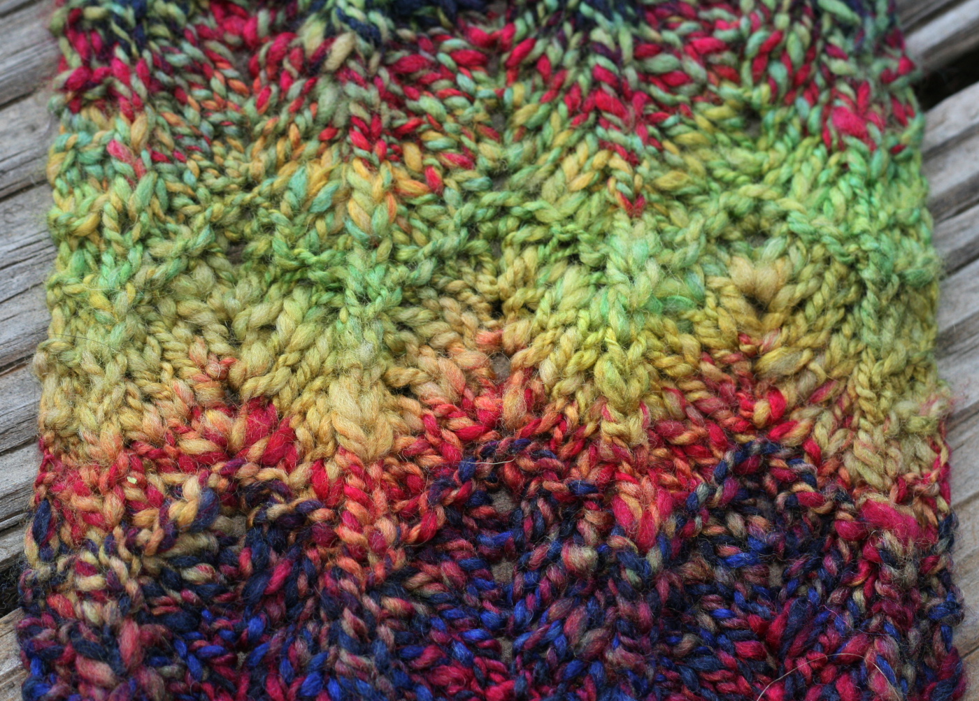 making ripples in knitting - free pattern